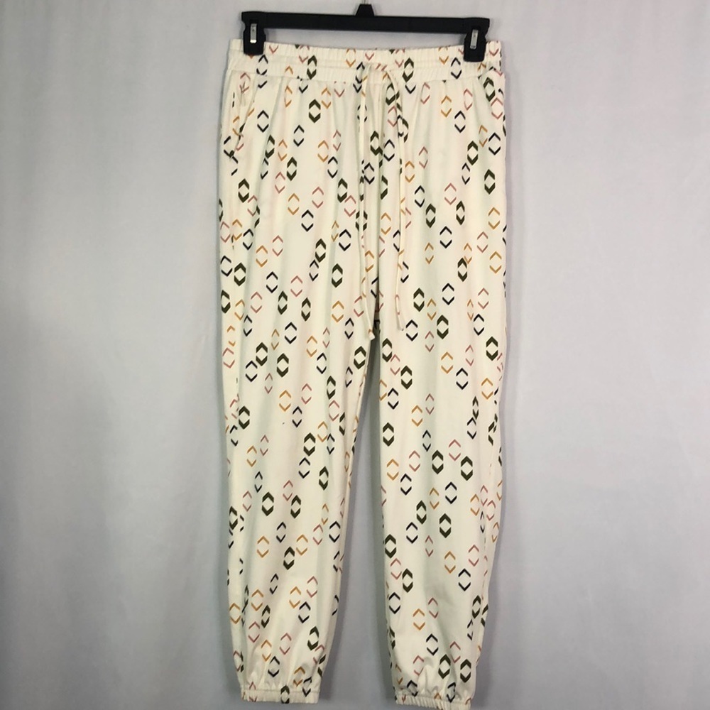 Rachel Zoe Women’s Pants Stretch Drawstring Jogger Pants Size M Multi Color